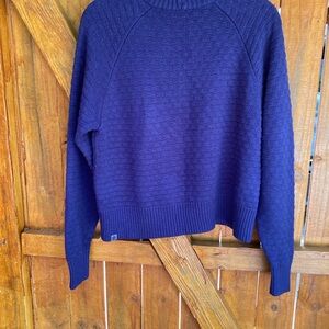 Lululemon Athletica Purple Crew Neck Sweater